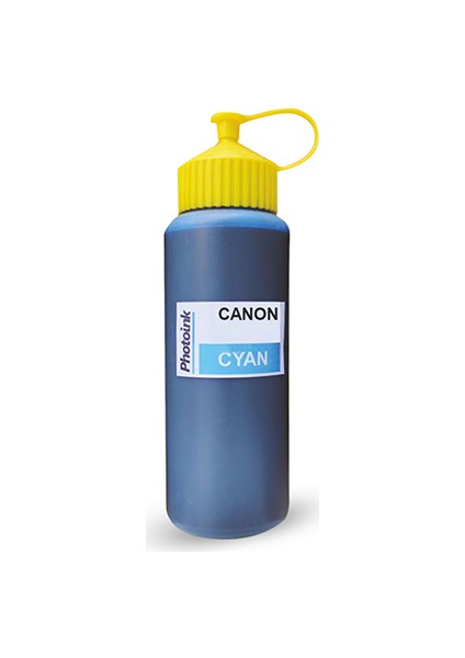 Photo Ink 5 Yada 6 Kartuşlu Canon Uyumlu 500 Ml 526C Mavi Mürekkep