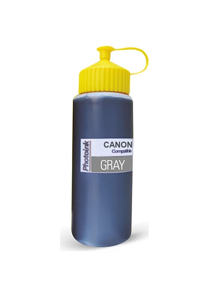 5 Yada 6 Kartuşlu Canon Uyumlu 500 Ml 526Bk Gri Mürekkep