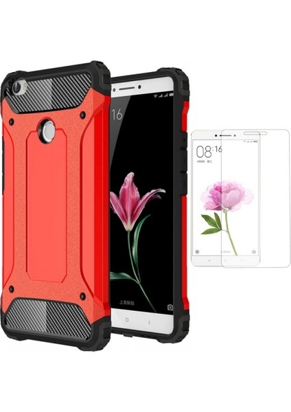 Sonmodashop Xiaomi Mi 5S TPU Rubber Zırhlı Kılıf + Cam