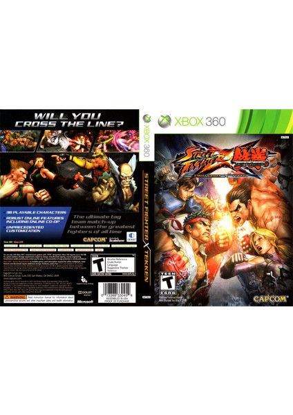 Street Fighter X Tekken Xbox 360