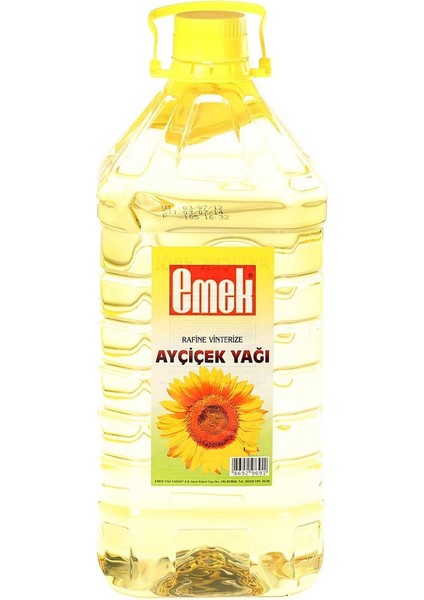 Ayçiçek Yağı 4,5 Litre Pet