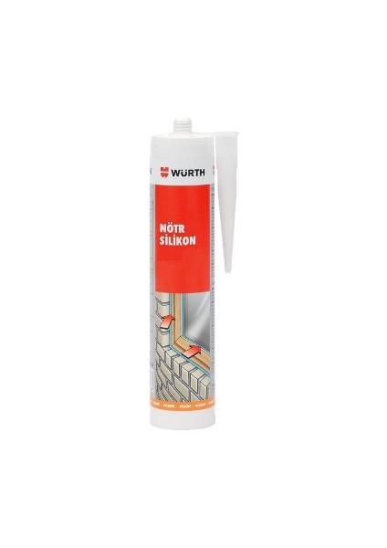 Nötr Silikon Şeffaf 310 Ml