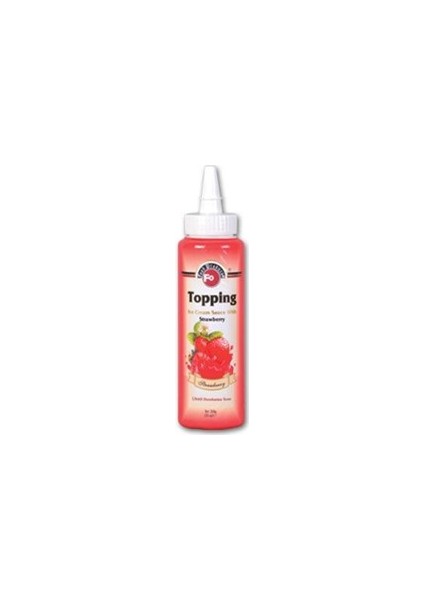Çilek Meyveli Topping (Dondurma Sosu) 350 Gr