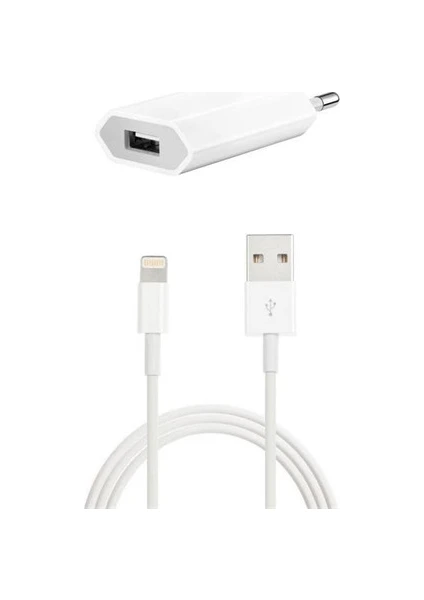 Sızmaz Ticaret Apple iPhone Uyumlu Şarj Aleti Adaptör + Lightning Kablo Kutusunda