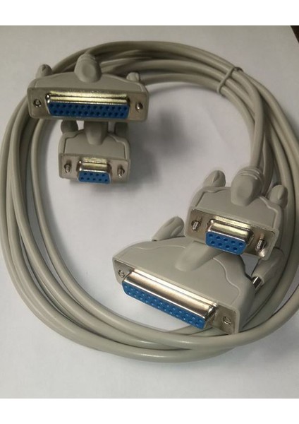 9 Pin 9 Pin Dişi 25 Pin 25 Pin Dişi Dişi Çevirici Kablo