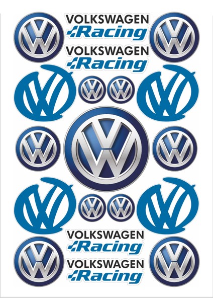 Volkswagen Sticker Seti