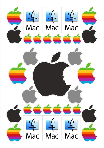 Stickermarket Apple Sticker Seti