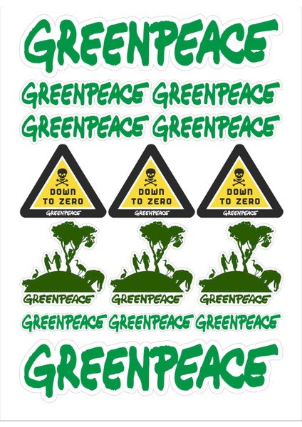 Stickermarket Greenpeace Sticker Seti