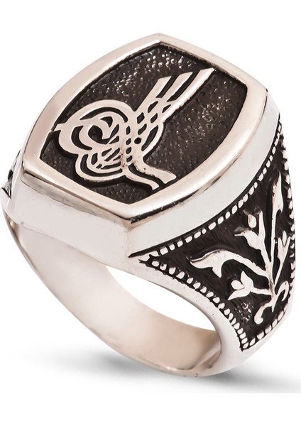 Gümüş Tuğra Erkek Yüzük