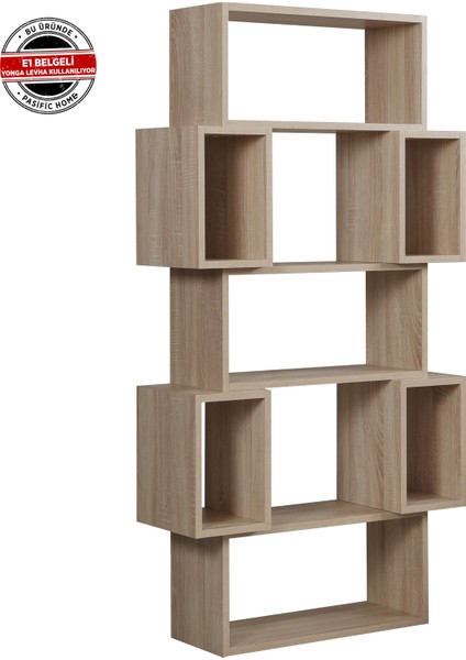 Box Hareketli Kutulu Raflı Kitaplık, Meşe modelleri