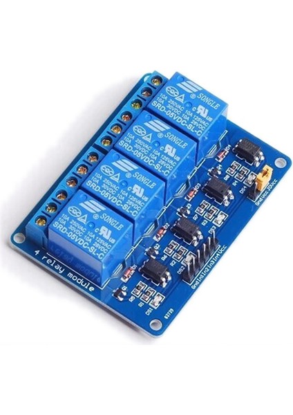 Röle Modülü 4 Road/Kanal 5V (Işıklı) fiyatları