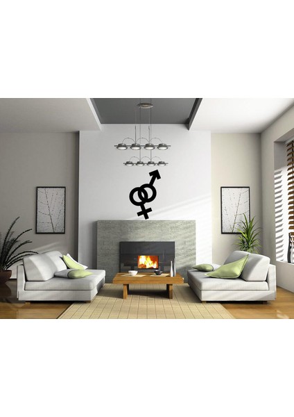 Sticker Master Man & Women & Love Duvar Sticker Oto Motor Pc Etiket