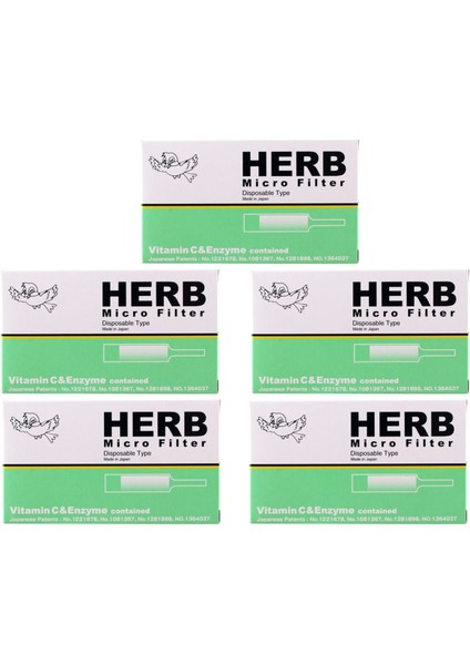 Herb Micro Filter Kullanat Sigara Ağızlığı 5'li Paket