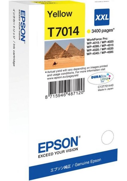 T7014 XXL Sarı Kartuş