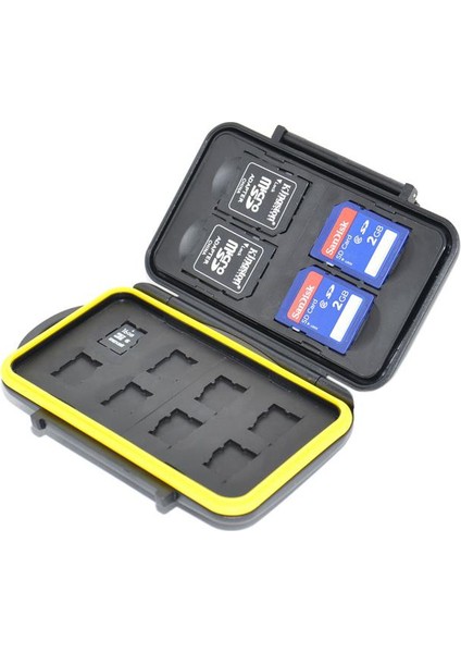 Memory Card Case Hafıza Kartı Kutusu (8 Micro SD Kart & 4 SD Kart)