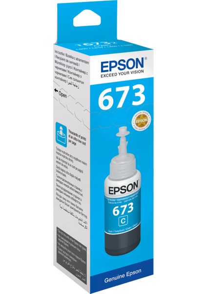 T6732 L800 70ml Mavi Mürekkep Kartuş