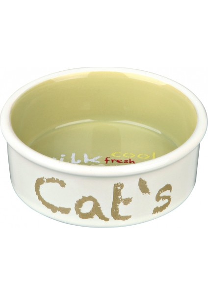 Kedi İçin Seramik Mama ve Su Kabı 0,3Lt-11cm modelleri
