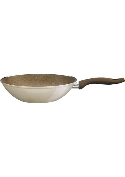 Krema 28Cm Wok Granit Tava Fkg-1015