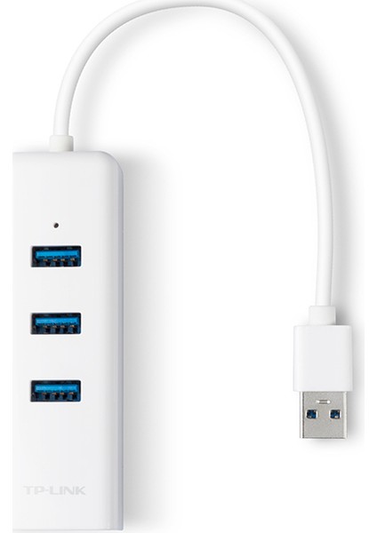 UE330, USB 3.0 3-Port Hub ve Gigabit Ethernet Adaptör