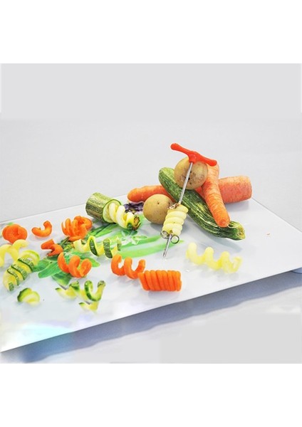 Manuel Rulo Spiral Turp Patates Sebze Dilimleyici Oyucu 70g modelleri