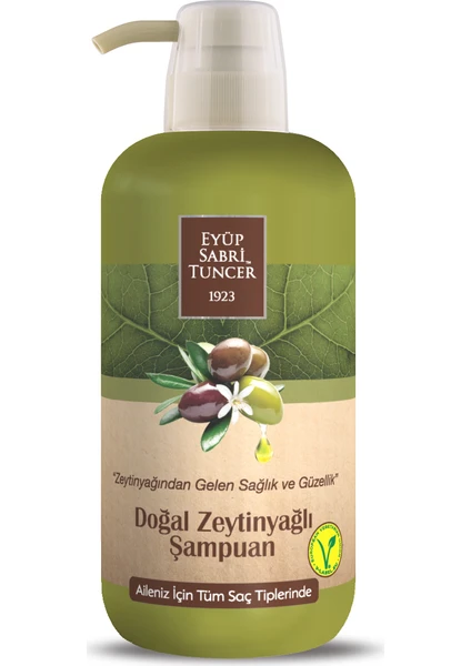 Eyüp Sabri Tuncer Doğal Zeytinyağlı Şampuanı 600 Ml