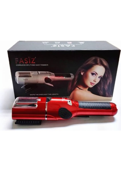 Split Pro Ender - Saç Kırık Alma Makinesi Kırmızı