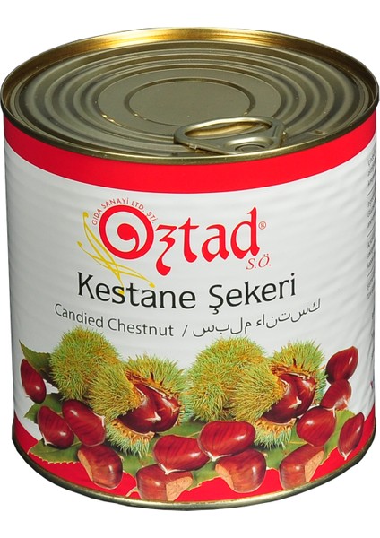 Bütün Kestane Şekeri (Duble) 3 Kg Teneke