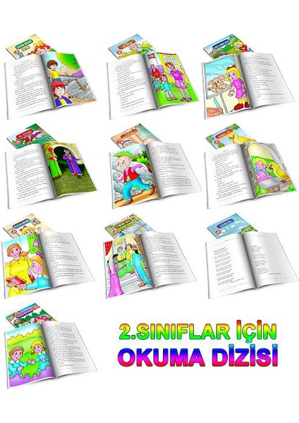 2.Sınıf Okuma Dizisi 10 Kitap
