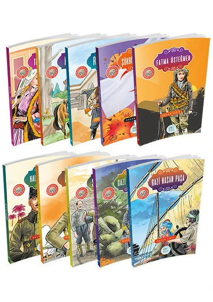 Büyük Kahramanlar Seti 10 Kitap 4. 5. Sınıf