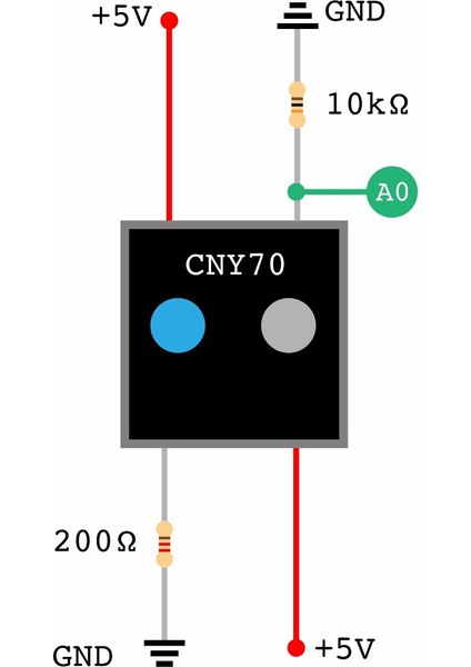 Cny70 Kızılötesi Sensör