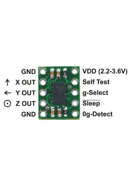 Mma7341Lc 3 Eksen İvme Ölçer ±3/11G fırsatları