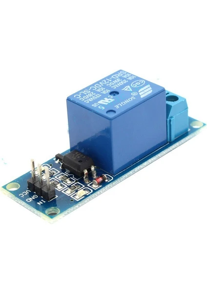 Tekli 12V Röle Kartı - 1 Way 12V Relay Module