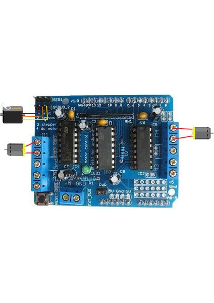 Arduino Mega 2560 R3 Proto Shield + Mini Breadboard