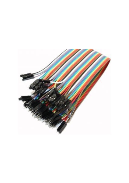 40 Pin Ayrılabilen Dişi-Erkek Jumper Kablo-300 Mm