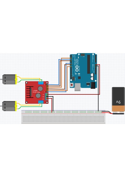 L298N Çift Motor Sürücü Kartı