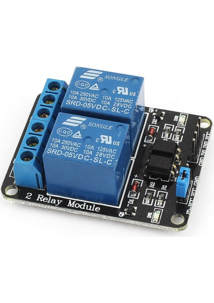 2'Li 5V Röle Kartı - 2 Way 5V Relay Module