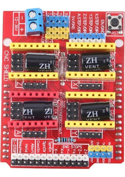 Arduino Uno Cnc Shield - A4988 Uyumlu