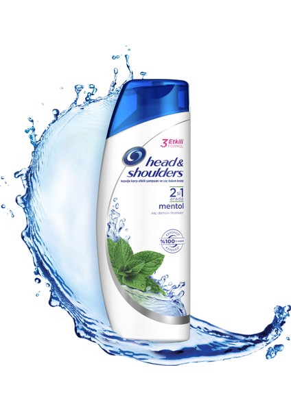 Head & Shoulders 2'si 1 Arada Şampuan Mentol Ferahlığı 180 ml