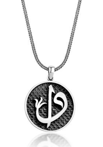 Elif-Vav Motifli Erkek Kolye Th944