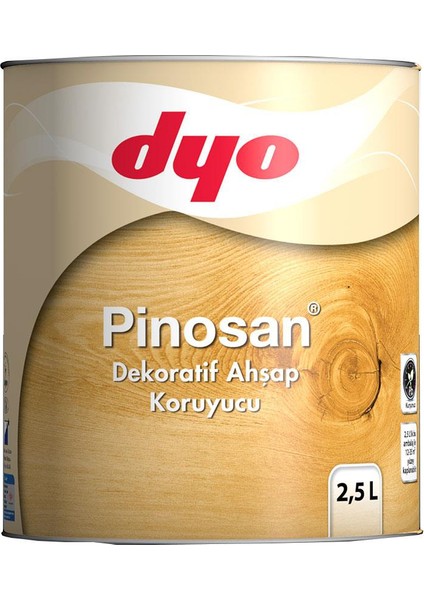 Pinosan Dekoratif Ahşap Koruyucu 2,5 Lt Açık Meşe