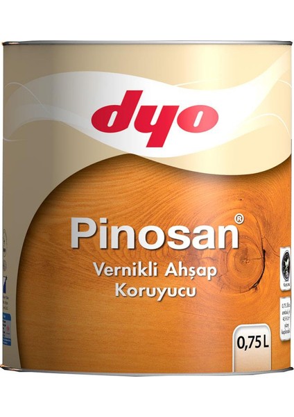 Pinosan Vernikli Ahşap Koruyucu 0,75 Lt Kestane