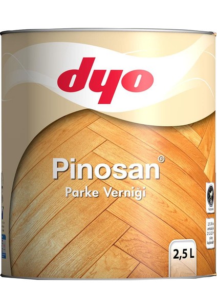 Pinosan Parke Verniği Parlak 2,5 Lt Cam Cila