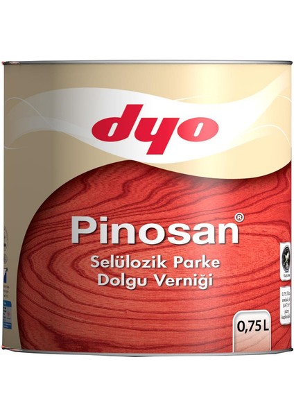 Pinosan Selülozik Parke Dolgu Verniği 0,75 Lt