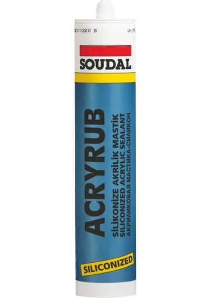 Acryrub Silikonize Mastik 500 Gr Altın Meşe