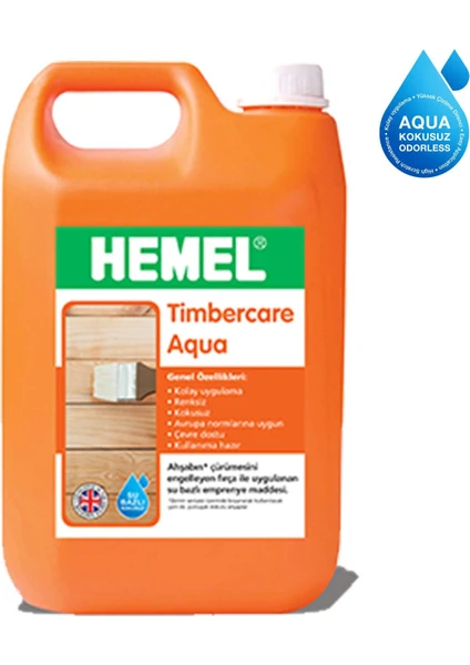 Hemel Timbercare Aqua Emprenye 20 lt - Şeffaf