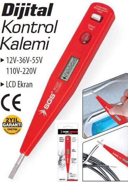 Sgs 723 Dijital Kontrol Kalemi