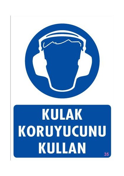 Pvc İkaz Levhası 25X35 Kod:35