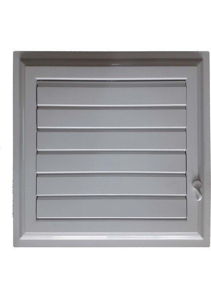 Plastik Menfez 50X50 Yapışkan Bantlı Beyaz