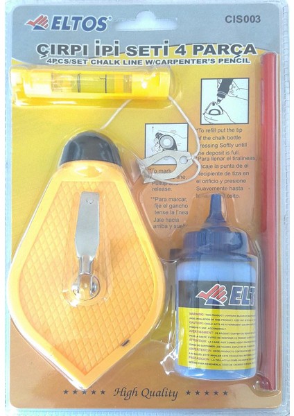 Eltos Cıs003 Boyalı Çırpı İpi Takım
