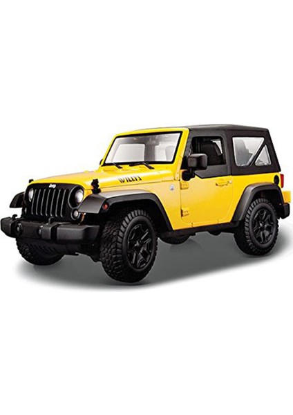 2014 Jeep Wrangler 1-18 Model Araba S-E Sarı